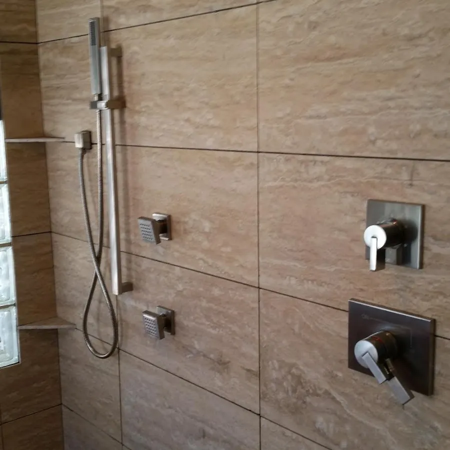 Shower fixture installation for Water Heater Replacement in San Jose